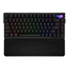 Wired Gaming Keyboards - Asus ROG Azoth Extreme Snow SWITCH ROG NX Mechanical Full-Color OLED Touchscreen 8000 Hz with ROG Polling Rate Booster