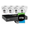IVSEC - IVSEC KIT 4 X NC323ADX 8MP IP CAM WITH ADV DET  NR308XD-4TB 8 x PoE NVR 4K IVS