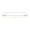 4Cabling - 4Cabling 30m SC/A SC/A OS2 / OS1 Singlemode Fibre Optic Simplex LSZH Patch Lead : 2mm Oversleeving | Yellow