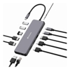 Verbatim USB Hubs - Verbatim USB-C Pro Multiport Hub 13 Port2 x HDMI 1 x DisplayPort 1 x RJ45 3 x USB-A 3.2 Gen 1 1 x USB-A 3.2 Gen 2 2 x
