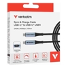 USB Type-C / 3.1 Cables - Verbatim Sync  Charge USB C to USB C 240W 40 Gbps Display 120 cm