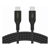 Belkin - Belkin BOOSTCHARGE 2M USB-C TO USB-C BRAIDED CABLE 240W BLACK 2YRS