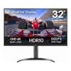 Monitors - LG 32" (16:9) UHD VA HDMI(2) DP HDR10 TILT H/ADJ SPKR 3YR