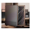 Computer / PC Cases - Antec Flux SE Walnut Wood Trim Solid Side Panel 5 x PWM Fans Multi-Direction Vent design Removable Top Cooling Bracket.