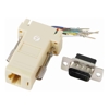 Cable Management & Installation - 4Cabling RJ45F to DB9M Adaptor Re-wireable