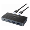 USB 2.0 Cables - Simplecom KM320 2-Way SuperSpeed USB Switch 4-Port Hub with USB-C USB 3.0 5Gbps