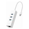 Wired Network Adapters - TP-Link UE330C USB TYPE-C 3-PORT HUB & GIGABIT ETHERNET ADAPTER 1YR WTY