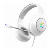 Zalman Headsets - Zalman ZM-HPS310 WH Gaming Headset Surround Over-Ear Wired USB RGB White 1 Year Warranty