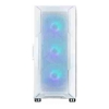 Computer / PC Cases - Zalman i3 NEO ARGB White Mid Tower Tempered Glass Drive Bays: 2x Combo (3.5" or 2.5") 3x 2.5" Expansion Slot: 7