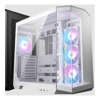 Computer / PC Cases - MSI MAG PANO 100R PZ WHITE Micro ATX Case 2 x USB 5Gbps  1x USB C 20Gbps 1 x Audio-Out / Mic 3x 2.5" 2x 3.5" Micro ATX