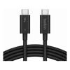 Belkin - Belkin Connect Thunderbolt 5 Cable (1M) Black (INZ005fq1MBK) 240W Power Delivery 80Gbps 8K or 4K@540Hz Thunderbolt 5