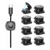 Choetech - Choetech MCC001-BK 6 Pack Professional grade Magnetic Lock Cord Holder Clips Black