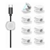 Choetech - Choetech MCC001-WH 6 Pack Professional grade Magnetic Lock Cord Holder Clips White