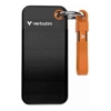 Verbatim 2.5 Portable External Hard Drives - Verbatim 1TB Pocket SSD USB 3.2 Gen 2 1TB Black Orange Convenient Keyring cable holder. Compact Rugged. Ultra
