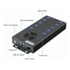 Sipolar - Sipolar A-423 10 Ports Industrial USB3.0 Data Sync Charging Hub 2.1A USB Charger for iPhone iPad Samsung Android Phone