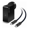 ALOGIC Power Cables - ALOGIC USB-C Wall Charger 45W Travel Edition Includes plugs for AU EU UK US and 2m Charging Cable BLACK Color 