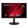 ViewSonic - ViewSonic 24" Full HD Ergonomic Docking Monitor with USB-C 65w USB 3.2 Hub 100hz HDMI DP Ergonomics Height Adjust