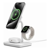 Third Party Cables, Chargers and Adapters - Cygnett ChargeBase Qi2 3-in-1 Magnetic 15W Wireless Charger-White(CY5070BUNCP)1.2M USB-C Cable5W Watch Charger 180