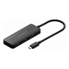 Cygnett HDMI Cables - Cygnett Unite 3-in-1 USB-C to Triple HDMI Hub Black(CY5392CYHUB)2x4k(60HZ)3x4k(30Hz)Supports MST ModeABS Outershell