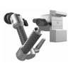 JOY - JOY The Joy Factory Magc+K6:M30NECT Medical Rail Dual Arm Mount Only Silver MMU128S