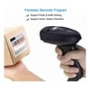 Barcode Scanners - Netum Wireless Barcode Scanner 2 in 1 2.4g Wireless & USB Wired 1D Laser Barcode Reader Handheld Bar Code Reader