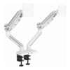 Upgravity - Upgravity Gas Spring Dual Monitor Desk Mount with USB3 Hub (NEW)