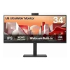 Monitors - LG 34BA85QE WQHD 60Hz IPS 34" Curved Monitor with USB-C Hub and Webcam