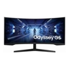 Monitors - Samsung 34" Odyssey G55T WQHD Curved 3440x1440 21:9 1000R 165Hz 1ms 250 cd/ FreeSync VA DP HDMI Headphone Tilt VESA