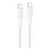 Belkin - Belkin BoostCharge Pro USB-C TO USB-C 240W 2.0 Braided PCR Cable 1M White