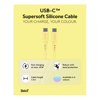3Sixt - 3Sixt SPLASH by 3sixT USB-C to USB-C Cable 1.5m 60W Lemon