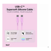 USB Type-C / 3.1 Cables - 3Sixt SPLASH by 3sixT USB-C to USB-C Cable 1.5m 60W Candy Pink