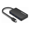 Simplecom - Simplecom CH350 SuperSpeed USB-C to 4xtUSB-A Hub USB 3.2 Gen1 5Gbps plug  play bus-powered ABS 76x41x11mm 35g 15cm