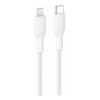 Belkin - Belkin BoostCharge Pro USB-C Braided Cable with Lightning Connector 2m White
