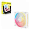 Corsair - Corsair iCUE LINK LX120R RGB 120mm PWM Reverse Fan Expansion Single Pack White: 66.7CFM 2400RPM 37.7dBA 0.4AStatic