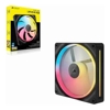 Case Fans - Corsair iCUE LINK LX140-R RGB 140mm PWM Reverse Fan Expansion Single Pack Black: 90.6 CFM 2000 RPM 38.3 dBA 0.45A