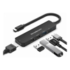 USB 3.0 Cables - Simplecom CHT550 USB-C 5-in-1 Multiport Docking Station with USB Hub PD HDMI 2.0