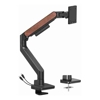Brateck Brackets & Mounting - Brateck LDT81N-C012UC Fusion Heavy-Duty Gas Spring Monitor Arm with USB-A/USB-C Ports For most 17"~49" Monitors Fine