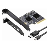Simplecom NAS Devices - Simplecom EC365 PCIe x4 to 2-Port USB 3.2 Gen II Type-C with Mini DisplayPort Input for USB-C DP Alt Mode Expansion Card