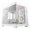 Computer / PC Cases - Deepcool CG330 3F WH M-ATX Support BTF back-plug motherboard USB3.0 x1USB2.0 x2Audio x1Pre-installed with 3 PWM ARGB