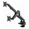 Lumi Legend Brackets & Mounting - Lumi Legend Smart Gas Spring Monitor Arm with 6-in-1 Docking Station Black