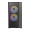 Computer / PC Cases - Antec Flux Rear ATX Micro-ATX ITX TG side 7 slots 1x3.5"2x2.5" 5 fans incl ARGB 360mm rad GPU400mm Mid Tower case