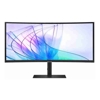 Monitors - Samsung S65VC WEBCAM 34" 1000R Curved VA 21:09 3440x1440 5MS 100HZ HDR 10 KVM 1XDP 1XHDMI 1x Type-C(90W) RJ-45 SPK