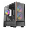 Computer / PC Cases - Antec P30 ARGB Mid Tower 478x222x465mm Steel+Plastic+Wood ATX/mATX/ITX 4mm TG 2xUSB3.0 Type-C 7 slots 2/1x3.5"/2.5"