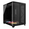 Computer / PC Cases - Corsair AIR 5400 LX-R RGB iCUE LINK Triple Chamber Mid-Tower PC Case Black; ATX/E-ATX; 467x470x340mm; TG; 360GPU;