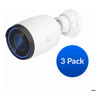 Security Cameras - Ubiquiti AI Professional UniFi Protect Indoor/Outdoor 4K PoE Camera White 3 Pack OEM Waterproof IP65 PoE+ Power Max