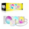 Corsair Water Cooling - Corsair iCUE LINK TITAN 360 RX RGB AIO Liquid CPU Cooler White: 73.5 CFM 2100 RPM Aluminum Radiator Copper Cold Plate