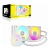 Corsair Water Cooling - Corsair iCUE LINK TITAN 240 RX RGB AIO Liquid CPU Cooler White 73.5 CFM 2100 RPM Aluminum Radiator Copper Cold Plate