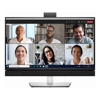 Dell Monitors - Dell C2422HE 23.8" FHD IPS USB-C Video Conferencing Monitor 1920x1080 HDMI DisplayPort 90W PD RJ-45 Port 5MP Camera &