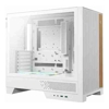 Computer / PC Cases - Deepcool CL600 WH High Airflow Compact ATX Case Two PreInstalled FansTempered Glass Side Panel Clean Cable Management
