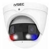 IVSEC Security Cameras - IVSEC TURRET IP CAMERA 2 x 4MP PANORAMIC 2.8MM FIXED LENS 20FPS ADV DET ADV IVS